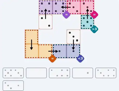 NYT Pips May 3, 2026 easy puzzle full solution grid with all hints completed