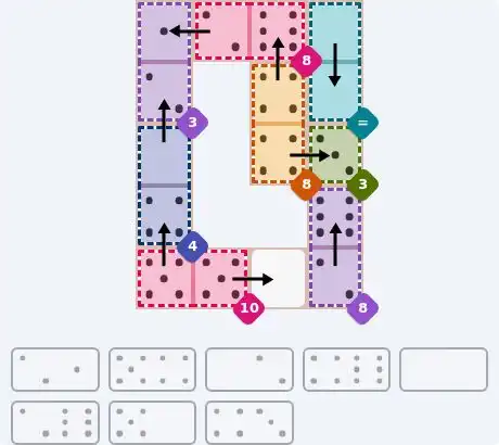 NYT Pips May 30, 2026 medium puzzle full solution grid with completed hints