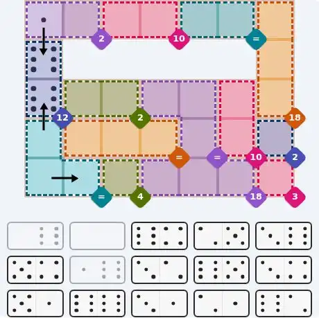 Pips hint for May 31, 2026 – hard level puzzle grid with critical first placements and strategy