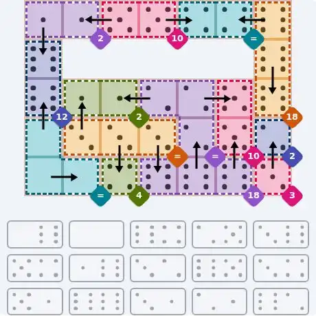 NYT Pips May 31, 2026 hard puzzle full solution grid showing final answer with hints