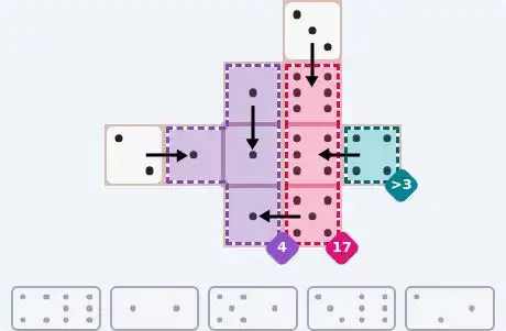 NYT Pips May 4, 2026 easy puzzle full solution grid with all hints completed