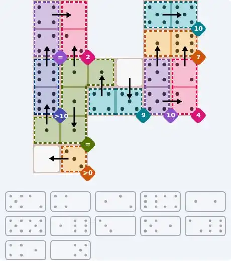 NYT Pips May 7, 2026 hard puzzle full solution grid showing final answer with hints