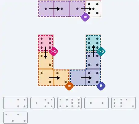 NYT Pips May 8, 2026 easy puzzle full solution grid with all hints completed