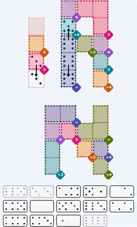 Pips hint for May 8, 2026 – hard level puzzle grid with critical first placements and strategy