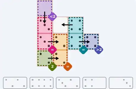 NYT Pips May 9, 2026 easy puzzle full solution grid with all hints completed