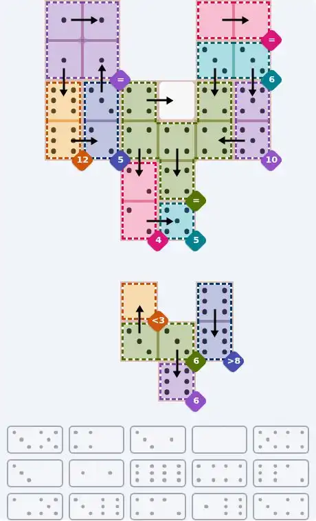 NYT Pips May 9, 2026 hard puzzle full solution grid showing final answer with hints