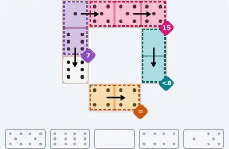 NYT Pips July 2, 2026 easy puzzle full solution grid with all hints completed