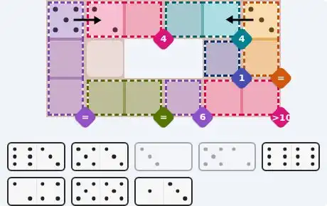 Pips hint for June 10, 2026 – medium level puzzle grid highlighting important moves and hints