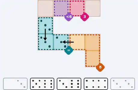 Pips hint for June 11, 2026 – easy level puzzle grid showing key first steps and strategy
