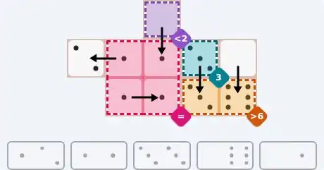 NYT Pips June 12, 2026 easy puzzle full solution grid with all hints completed