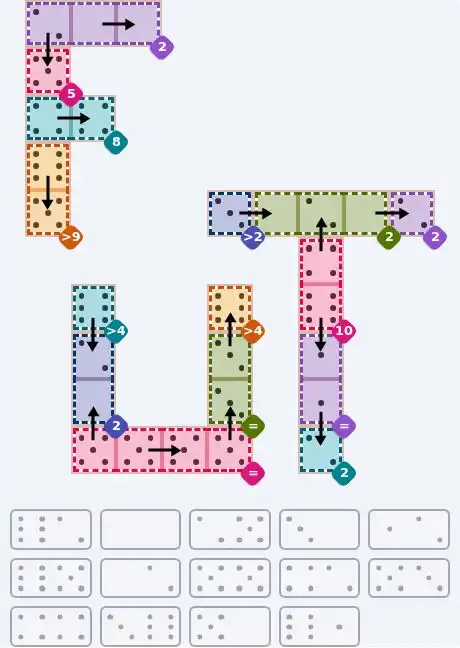 NYT Pips June 12, 2026 hard puzzle full solution grid showing final answer with hints