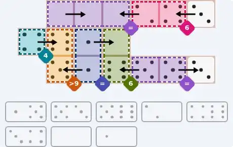 NYT Pips June 12, 2026 medium puzzle full solution grid with completed hints