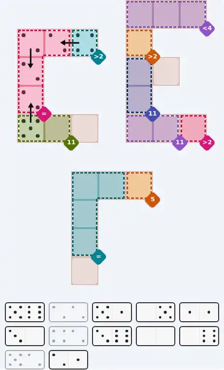 Pips hint for June 15, 2026 – hard level puzzle grid with critical first placements and strategy