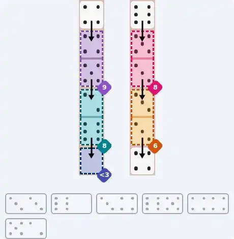 NYT Pips June 15, 2026 medium puzzle full solution grid with completed hints