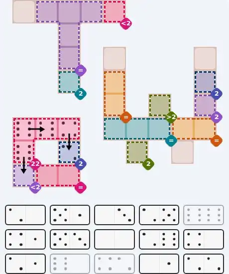 Pips hint for June 16, 2026 – hard level puzzle grid with critical first placements and strategy