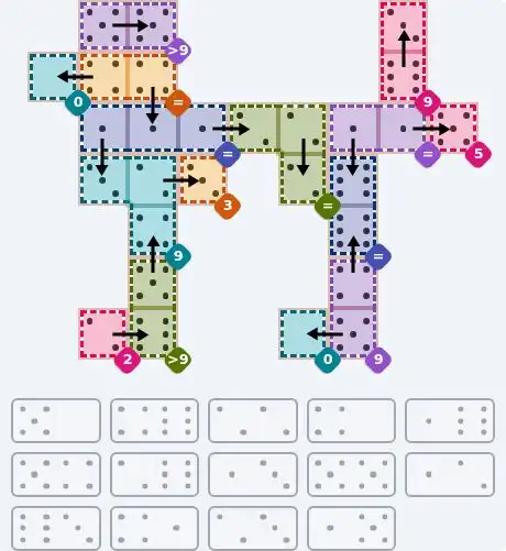 NYT Pips June 19, 2026 hard puzzle full solution grid showing final answer with hints