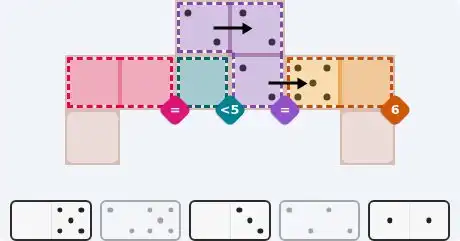 Pips hint for June 20, 2026 – easy level puzzle grid showing key first steps and strategy