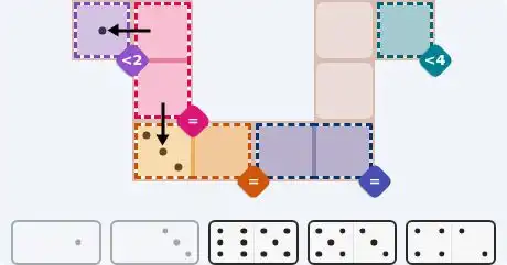 Pips hint for June 22, 2026 – easy level puzzle grid showing key first steps and strategy