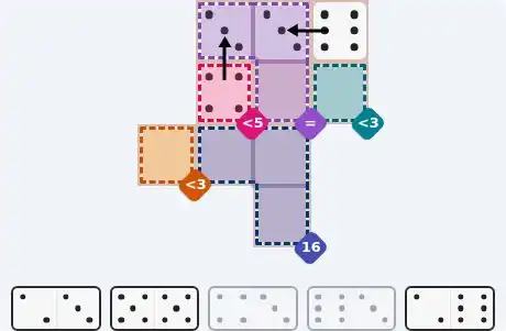Pips hint for June 25, 2026 – easy level puzzle grid showing key first steps and strategy