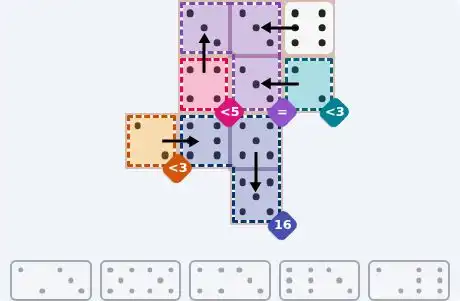 NYT Pips June 25, 2026 easy puzzle full solution grid with all hints completed