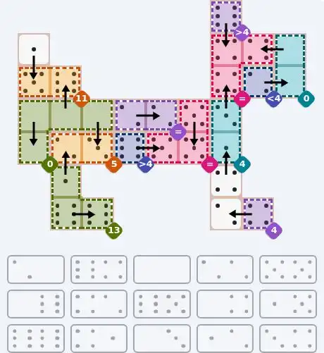 NYT Pips June 25, 2026 hard puzzle full solution grid showing final answer with hints