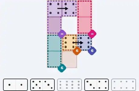 Pips hint for June 27, 2026 – easy level puzzle grid showing key first steps and strategy