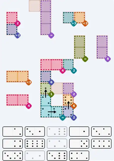 Pips hint for June 27, 2026 – hard level puzzle grid with critical first placements and strategy