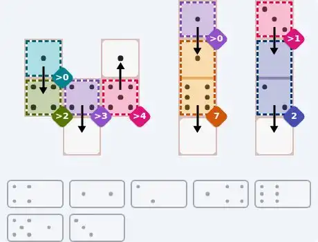 NYT Pips June 29, 2026 medium puzzle full solution grid with completed hints