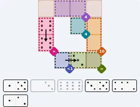 Pips hint for June 3, 2026 – easy level puzzle grid showing key first steps and strategy
