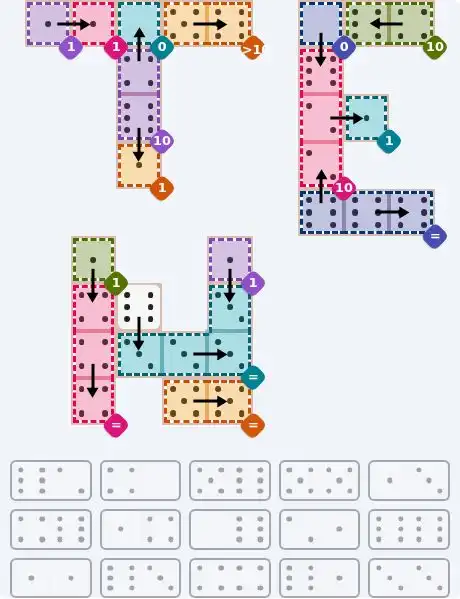 NYT Pips June 4, 2026 hard puzzle full solution grid showing final answer with hints