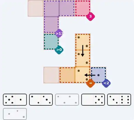 Pips hint for June 7, 2026 – easy level puzzle grid showing key first steps and strategy