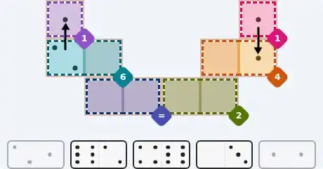 Pips hint for July 10, 2026 – easy level puzzle grid showing key first steps and strategy