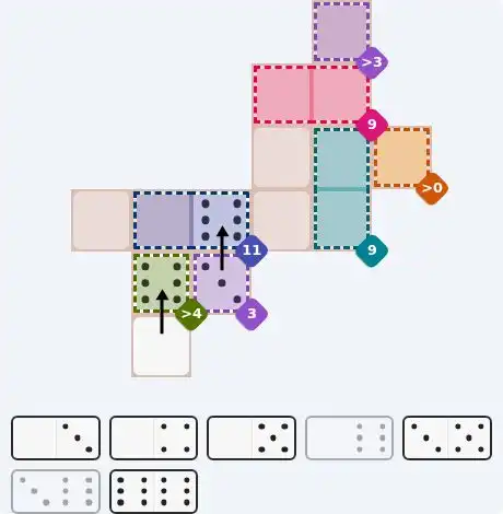 Pips hint for July 11, 2026 – medium level puzzle grid highlighting important moves and hints