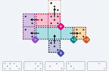 NYT Pips July 13, 2026 easy puzzle full solution grid with all hints completed