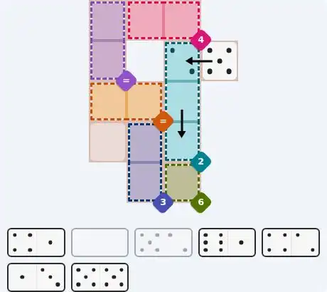 Pips hint for July 13, 2026 – medium level puzzle grid highlighting important moves and hints