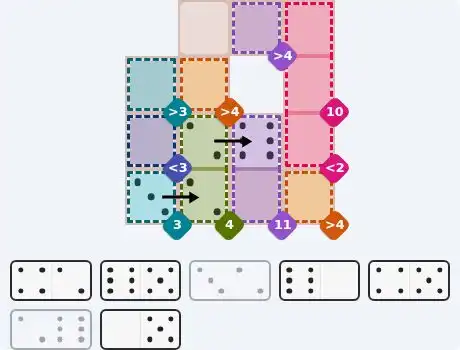 Pips hint for July 14, 2026 – medium level puzzle grid highlighting important moves and hints