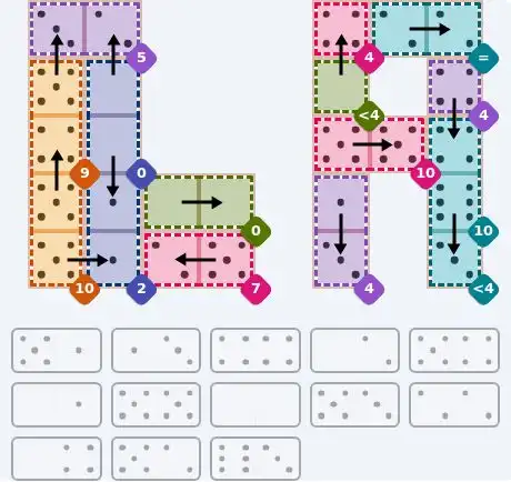 NYT Pips July 15, 2026 hard puzzle full solution grid showing final answer with hints