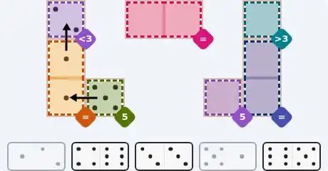 Pips hint for July 17, 2026 – easy level puzzle grid showing key first steps and strategy