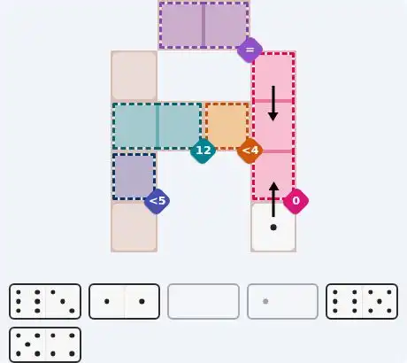 Pips hint for July 19, 2026 – easy level puzzle grid showing key first steps and strategy