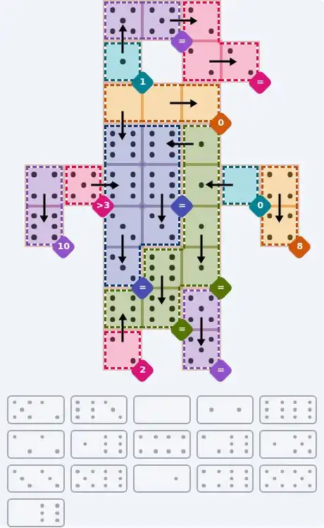 NYT Pips July 20, 2026 hard puzzle full solution grid showing final answer with hints