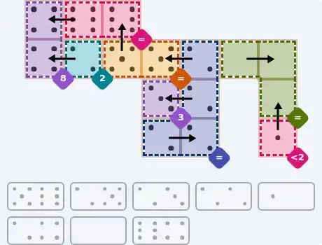 NYT Pips July 21, 2026 medium puzzle full solution grid with completed hints