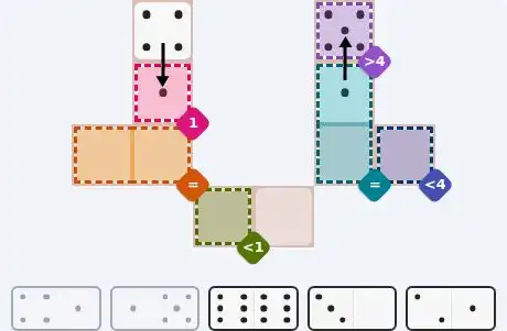 Pips hint for July 23, 2026 – easy level puzzle grid showing key first steps and strategy