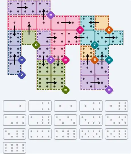 NYT Pips July 25, 2026 hard puzzle full solution grid showing final answer with hints