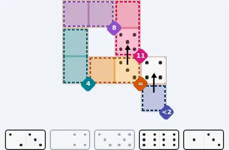Pips hint for July 26, 2026 – easy level puzzle grid showing key first steps and strategy