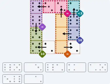NYT Pips July 27, 2026 medium puzzle full solution grid with completed hints