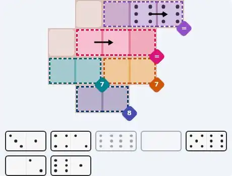 Pips hint for July 28, 2026 – medium level puzzle grid highlighting important moves and hints