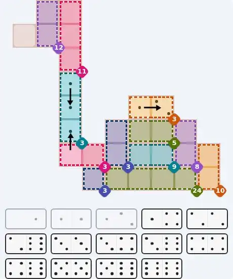 Pips hint for July 29, 2026 – hard level puzzle grid with critical first placements and strategy