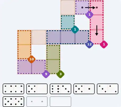 Pips hint for July 29, 2026 – medium level puzzle grid highlighting important moves and hints