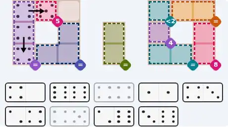 Pips hint for July 3, 2026 – medium level puzzle grid highlighting important moves and hints