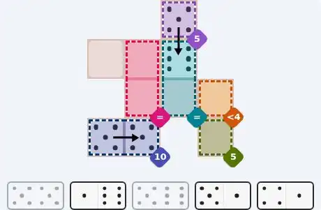 Pips hint for July 30, 2026 – easy level puzzle grid showing key first steps and strategy
